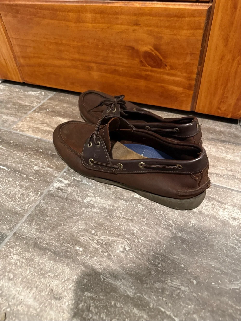 Sperry Men's Brown Leather Boat Shoes